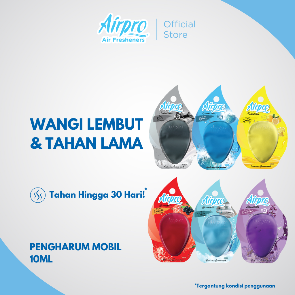 Airpro Essentials Parfum Mobil Gantung / Pengharum Mobil Gantung Harga 20,091 Ringgit*Penghantaran Percuma