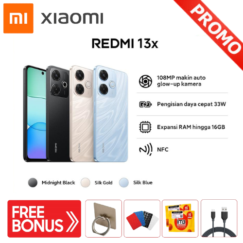 Redmi 13X (8G/128G) (8G/256G) - Mediatek Helio G91-Ultra (12Nm) Harga  1,530,000 Ringgit*Penghantaran Percuma
