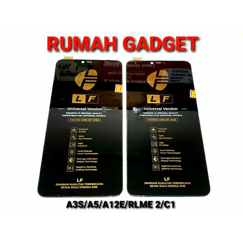 LCD OPPO A3S/OPPO A5/A12E/REALME C1 /REALME 2 FULLSET TOUCHSCREEN Harga 106,000 rupiah*Gratis Ongkir