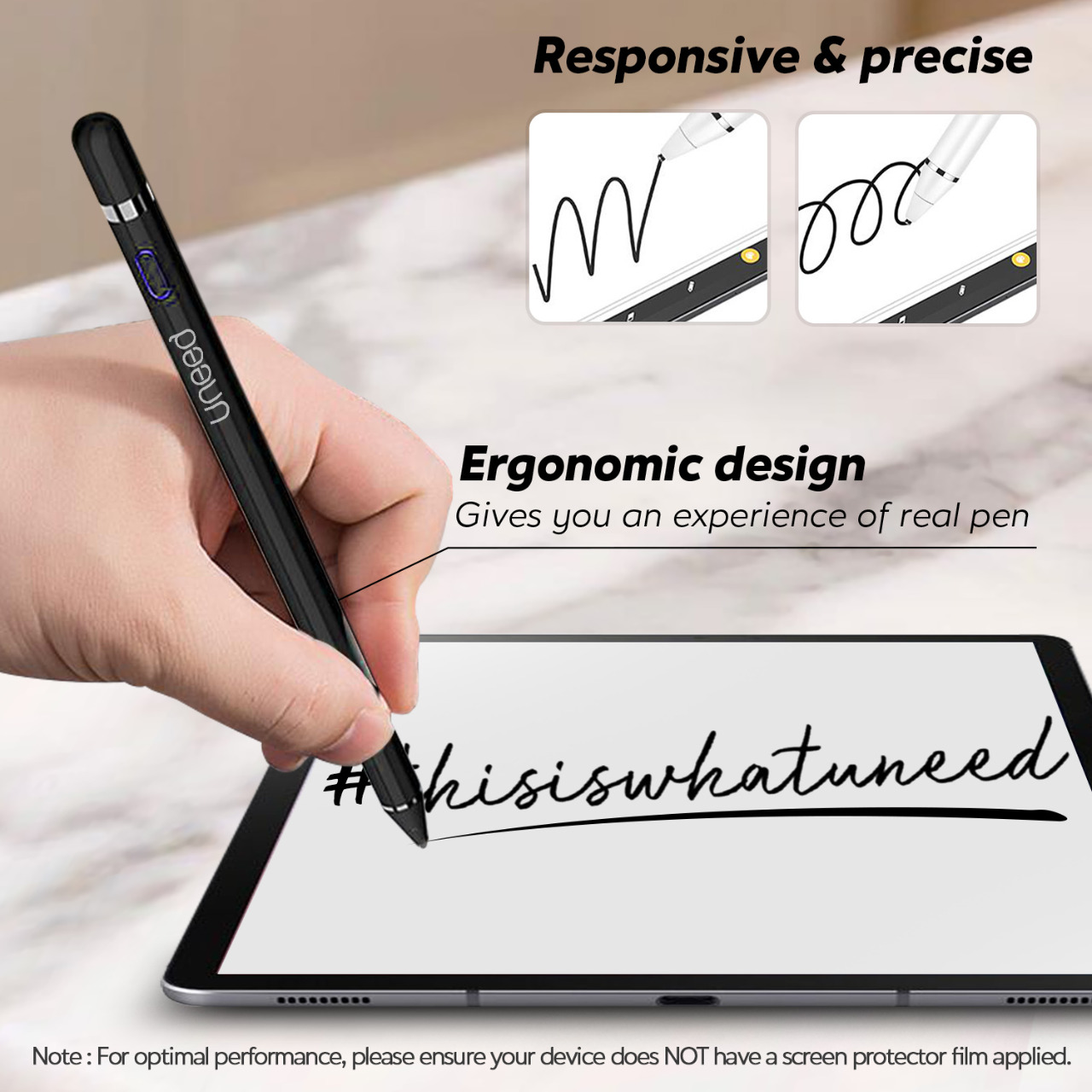UNEED Universal Capacitive Stylus Pen Android Apple Windows