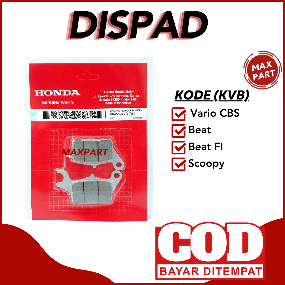 KAMPAS REM DEPAN DISPED DISPAD KVB VARIO FREE GIFTT Harga 99,999,999 rupiah*Gratis Ongkir