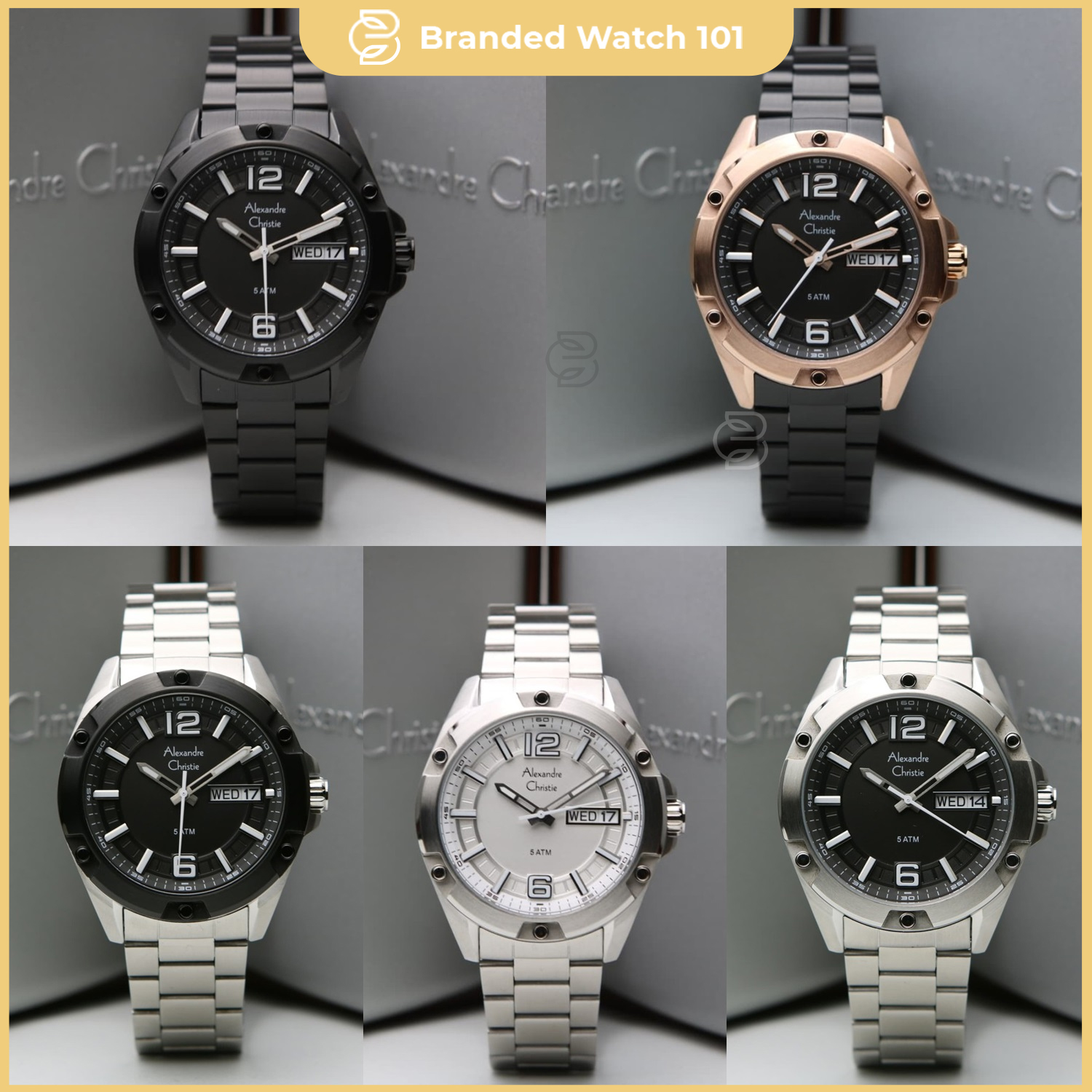 ORIGINAL Jam Tangan Wanita Alexandre Christie AC 2A40 AC2A40