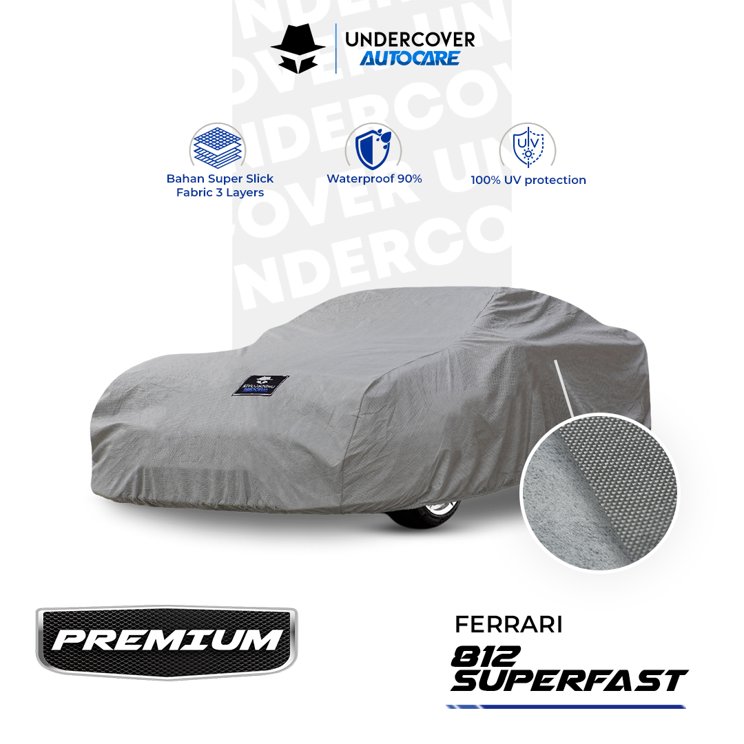 Undercover Autocare - Cover Mobil Ferrari 812 Superfast Premium Harga 918,000 rupiah*Gratis Ongkir