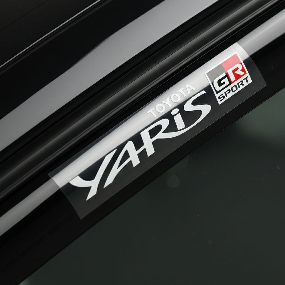 Toyota Yaris Gr Water Gutter Variation Cutting Stickers, Set of 2 Harga 12,000 rupiah*Gratis Ongkir