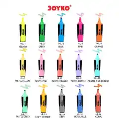 Highlighter HL-1~5, 5 warna