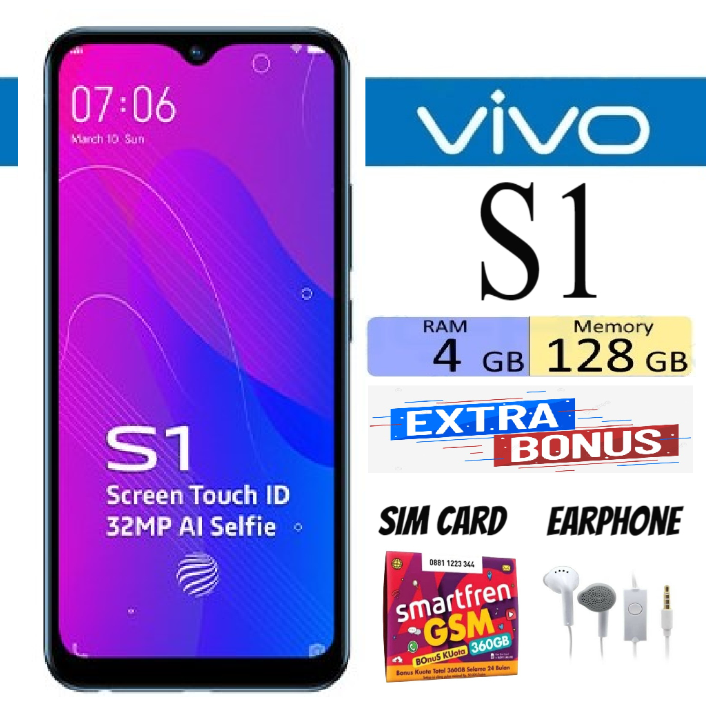 Sale !!! Vivo S1 RAM 4 GB ROM 128 GB Sein Garansi - Berliancahh Harga  1,400,000 Ringgit*Penghantaran Percuma
