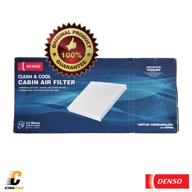 DENSO Filter Udara Cabin AC Toyota ETIOS VALCO LIVA 145520-3800 Harga 57,300 rupiah*Gratis Ongkir