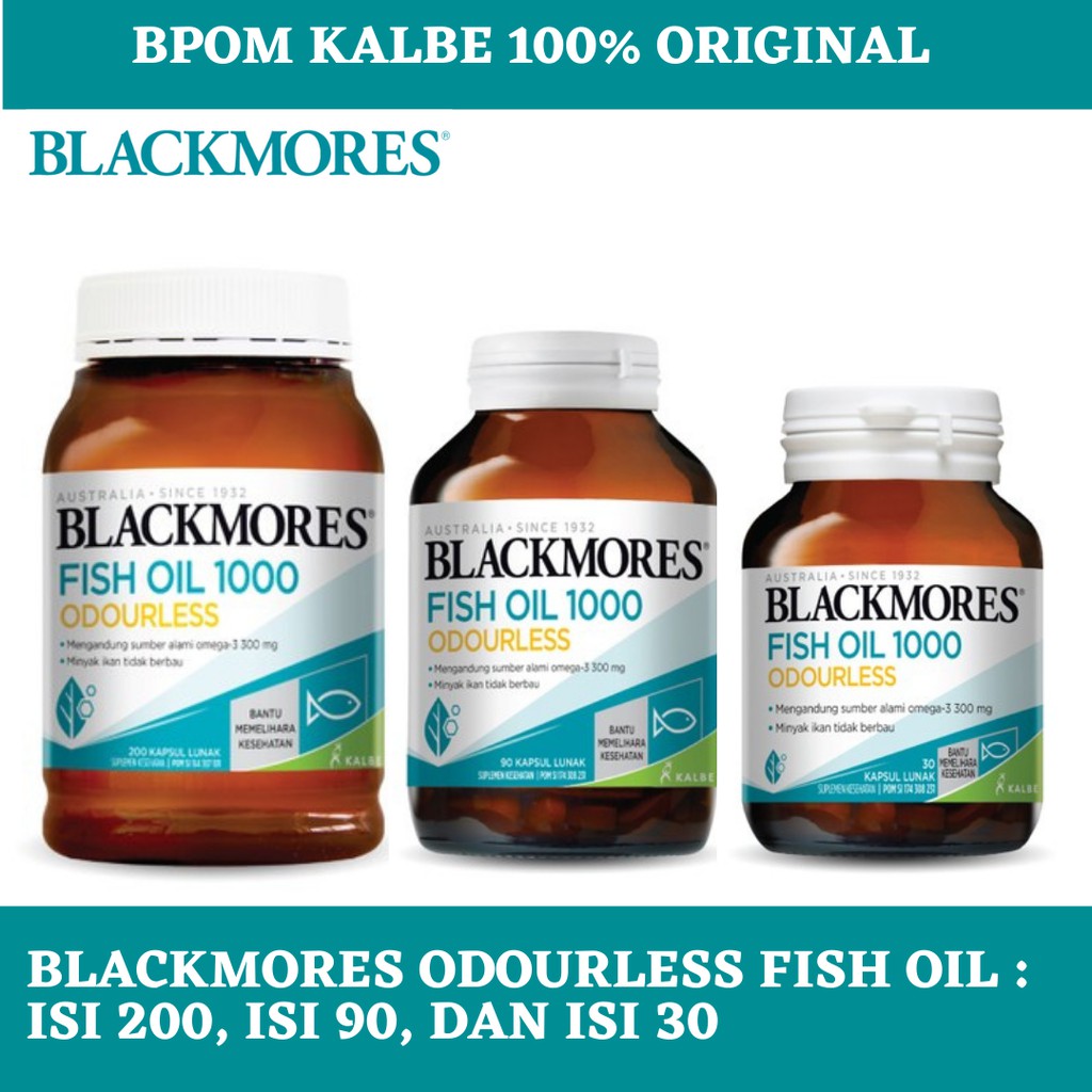 Blackmores odourless fish clearance oil