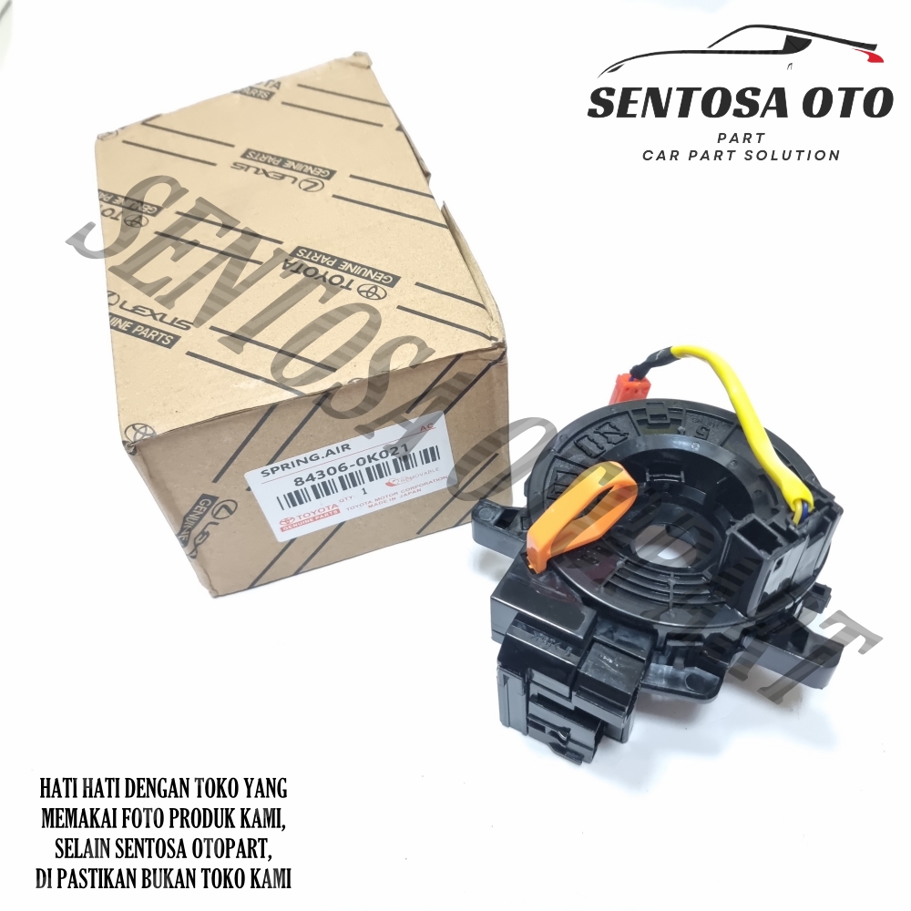 Kabel Spiral Klakson Innova Fortuner Hilux 2004 2005 2006 2007 2008 2009 2010 2011 2012 2013 2014 2015 Original Harga 170,000 rupiah*Gratis Ongkir