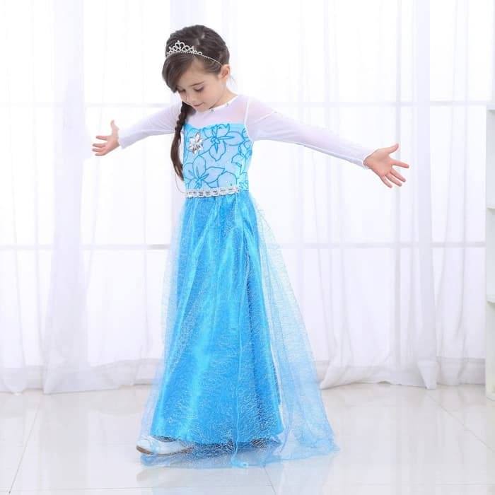 GAUN SAJA ) Dress FROZEN ANAK ( READY 