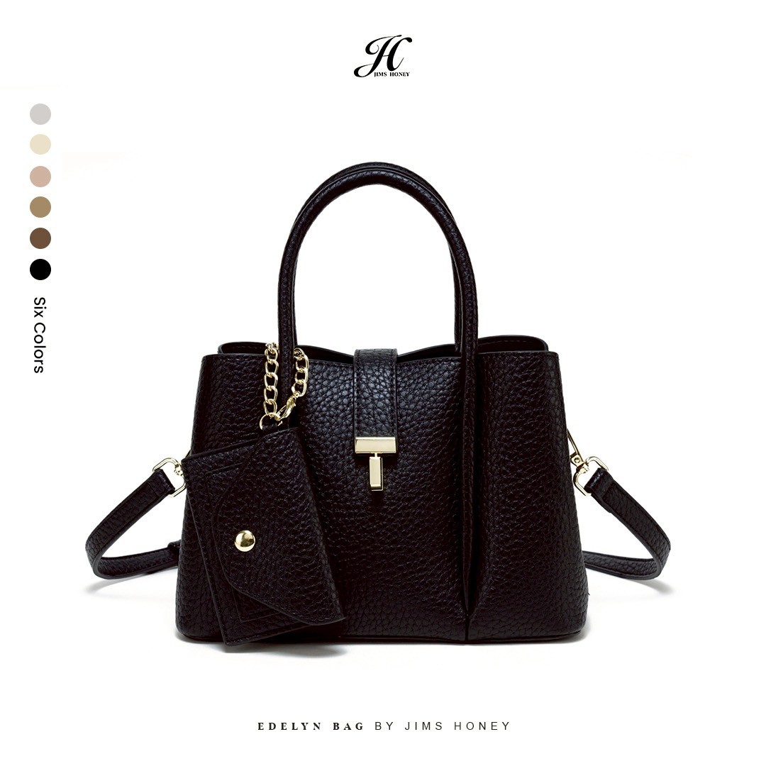 JIMS HONEY - Tas Selempang Tas Shoulder Sling Bag Wanita Edelyn Bag Harga 178,000 rupiah*Gratis Ongkir
