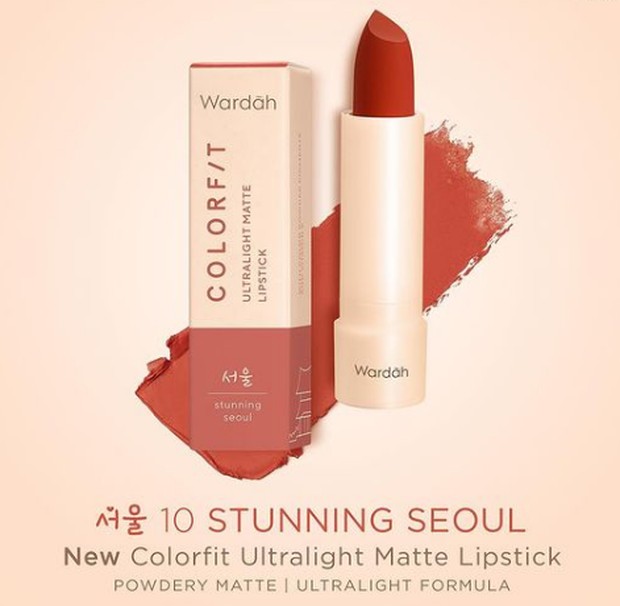 wardah ultralight matte lipstick korea