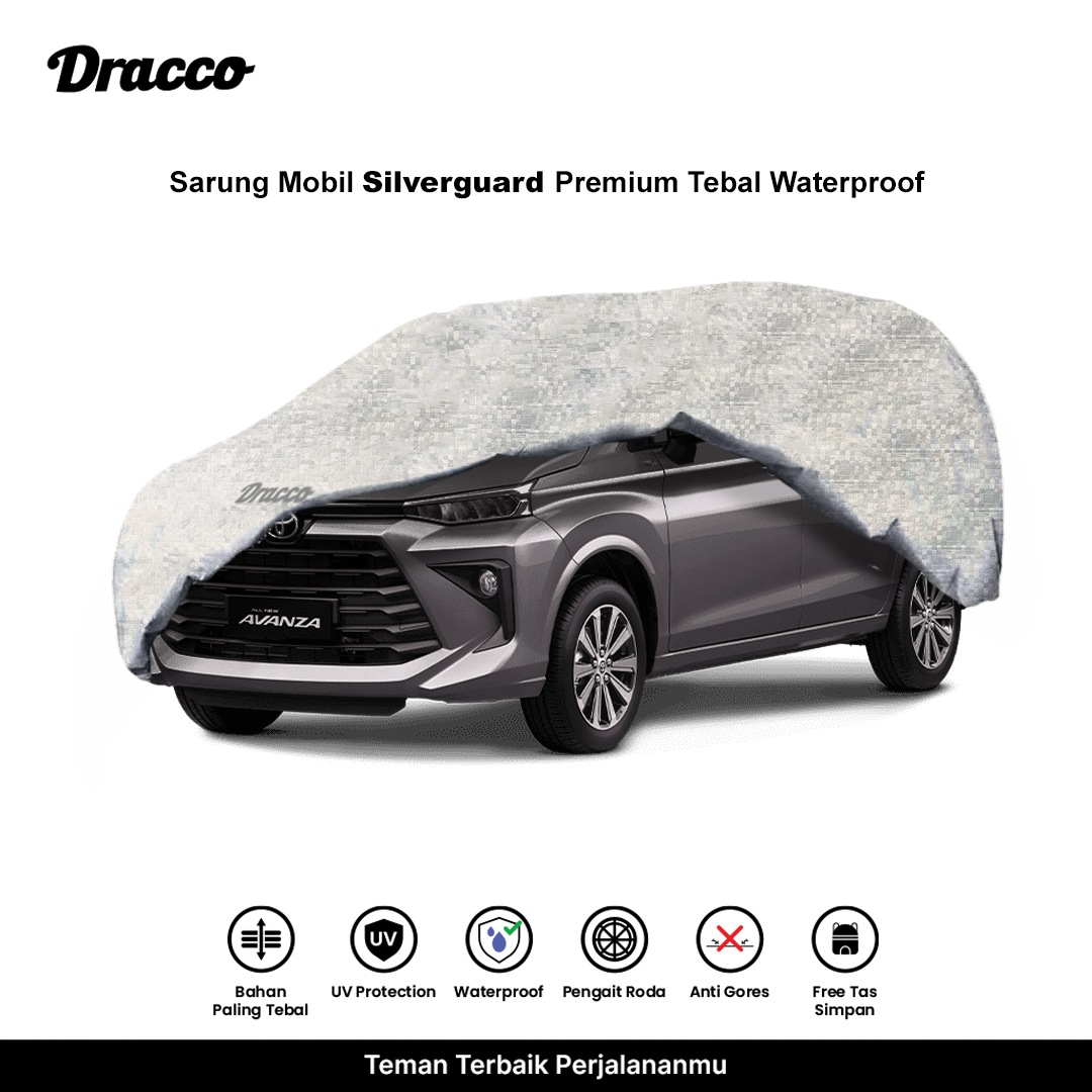 All New Avanza Dracco Silverguard Car Cover Thick Waterproof Anti Uv Premium Car Cover Harga  625,000 Ringgit*Penghantaran Percuma