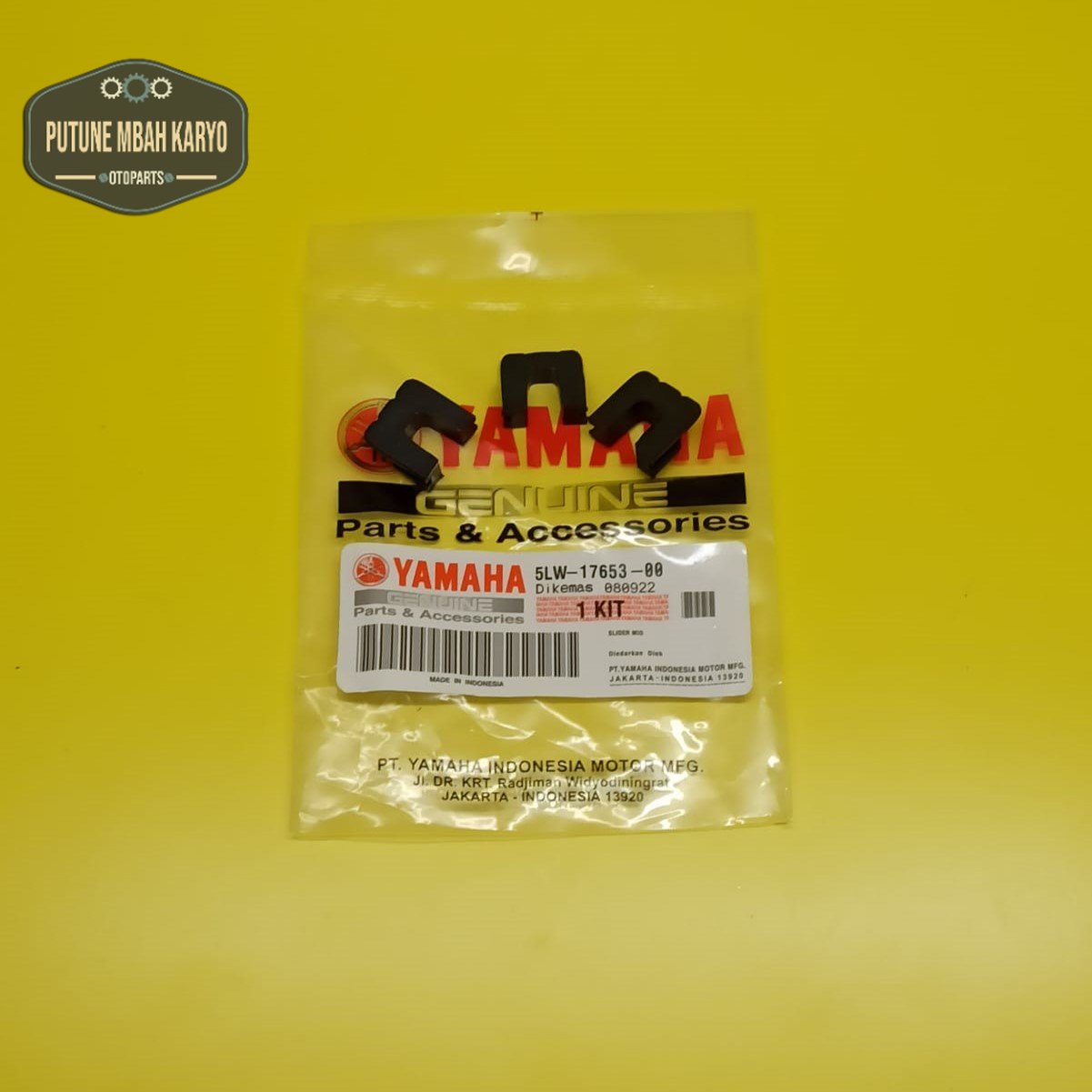 Slider Slide Piece Set Klip Kleman Rumah Roller Yamaha Mio Sporty Smile Soul Nouvo Fino Karbu 5TL 5LW Harga 6,049 rupiah*Gratis Ongkir