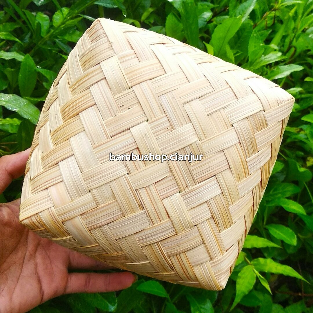 tumbu bambu 15cm bakul anyaman Tompo Bambu Wadah