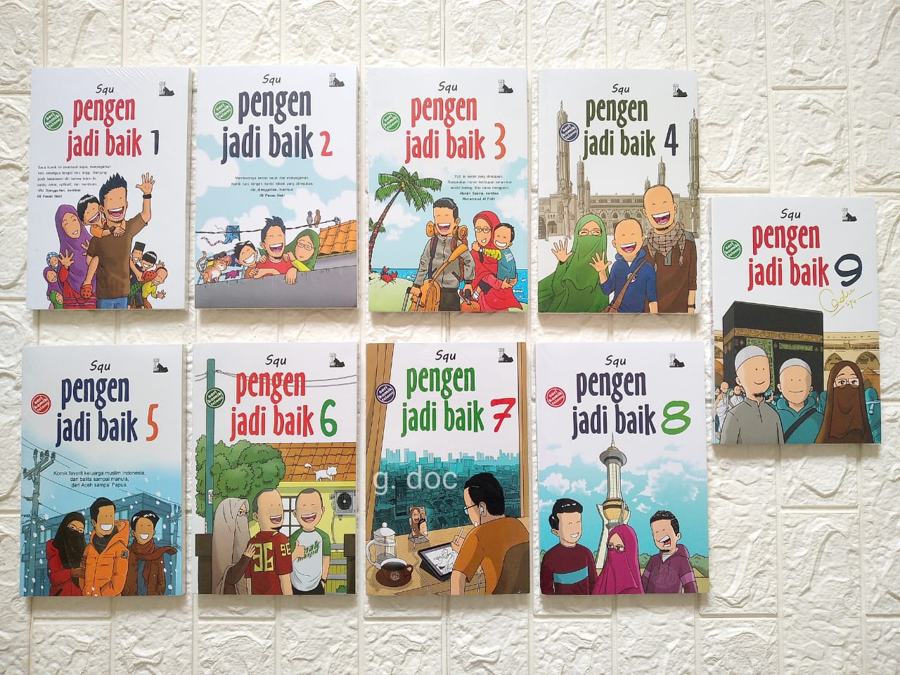 Komik Islami Pengen Jadi Baik Jilid 1, 2, 3, 4, 5, 6, 7, 8, 9, 10 - PJB BY SQU Original Book Bersegel