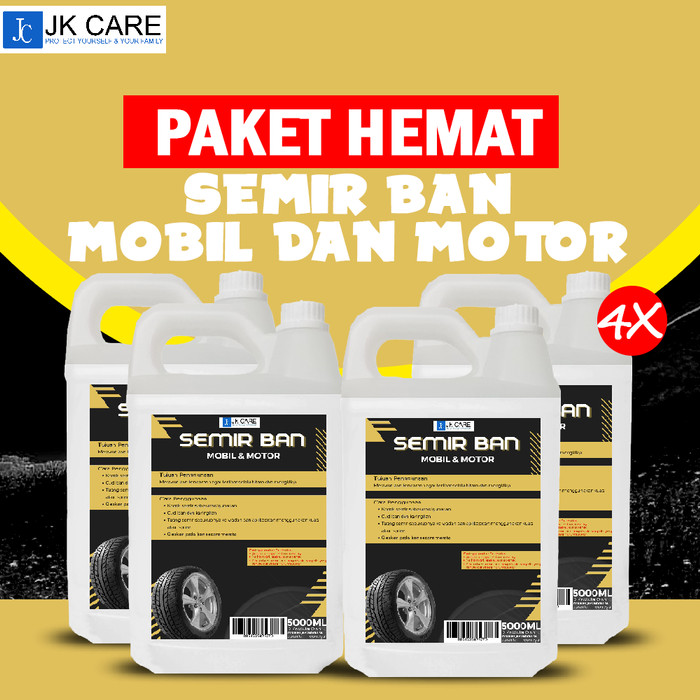 JK care (saving package) tire polishing Polish & Tire blackening-4 PCs Harga 133,200 rupiah*Gratis Ongkir