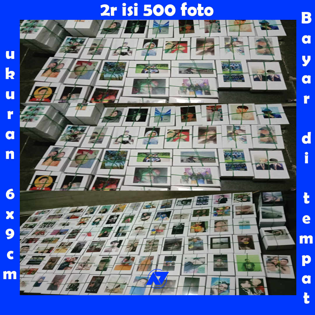 Print 2R photos containing five hundred photos