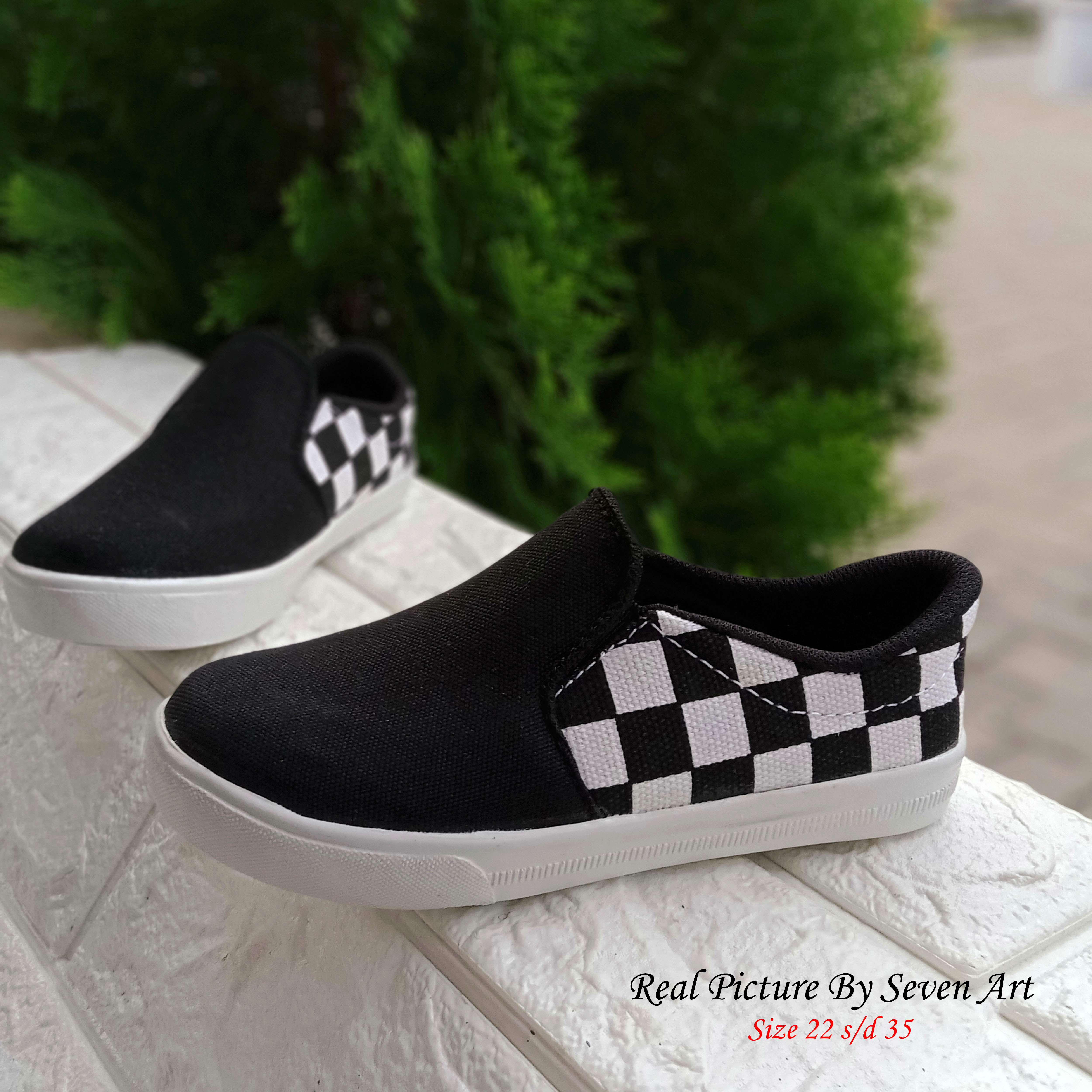 Seven Sepatu Anak Salur Hitam Mg - Search Best 4K Wallpapers