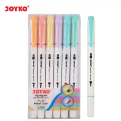 Highlighter Seperti Stabilo 6 warna Joyko HL-54 1 Set 6 Pcs 6 Warna (1 set)