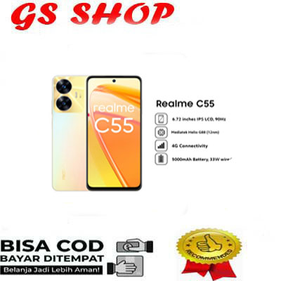 HANPHONE REALME C55 RAM 6/128GB TERBAIK Giá 2,341,000 Đồng*Miễn phí vận chuyển