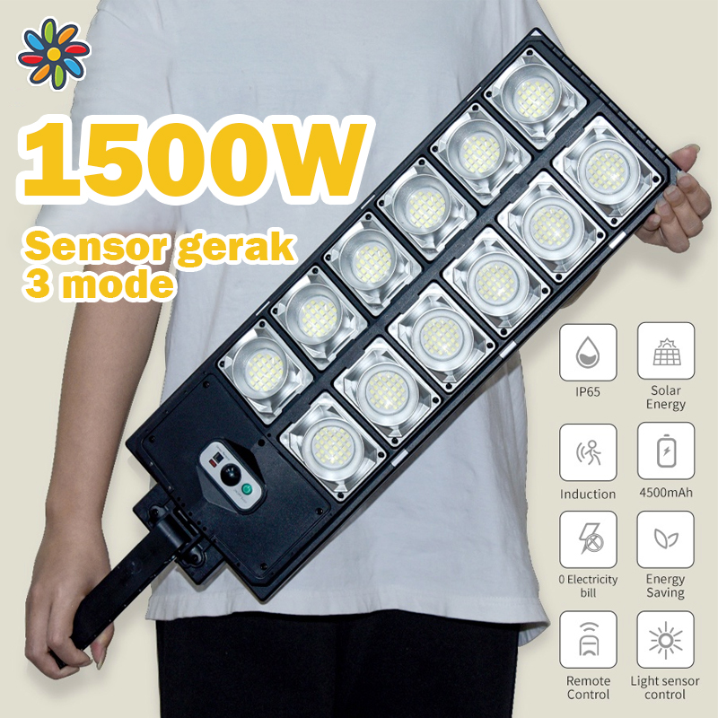 Harga lampu hias	 Lampu Jalan Surya 1500W Lampu Halaman Baterai Surya 2In1 Led Ip67 Lampu + Panel + Sel Surya Jalan Ga 	
