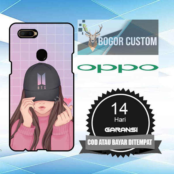 Juragan custom Fashion Printing Case Handphone Oppo a7 - 3