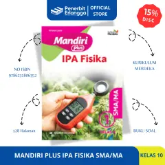 [Erlangga Official] Mandiri Plus Fisika Sma/Ma Kelas 11 12 Kurikulum Merdeka