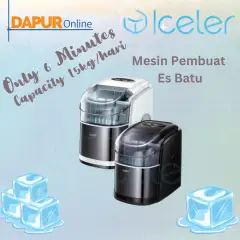 Iceler Mesin Pembuat Es Batu ICR-15BT Kapasitas 15Kg / Hari