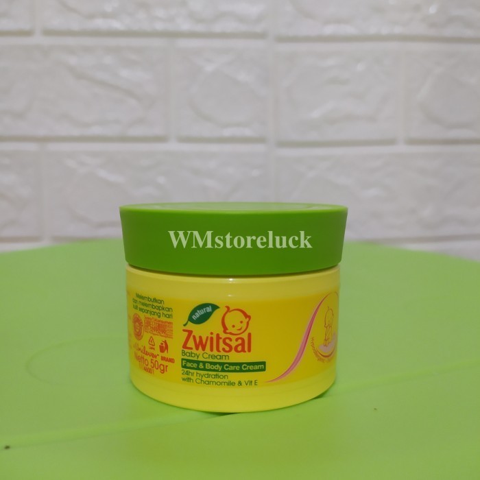 zwitsal baby face and body cream 50gr /krim bayi wajah dan badan