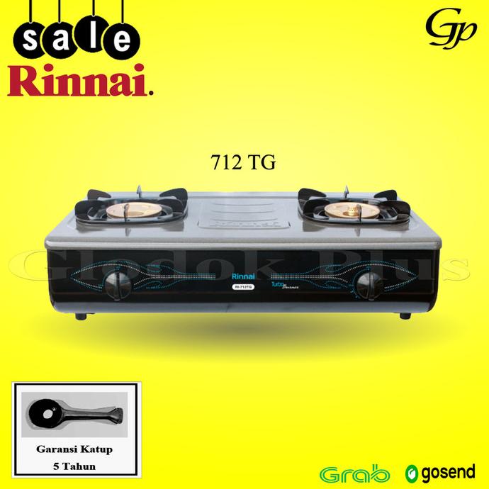 Rinnai RI-712TG Kompor Gas 2 Tungku rinai RI712TG turbo burner 712 TG |  Lazada Indonesia