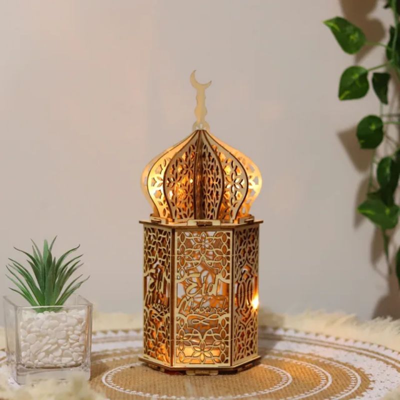 LED Lampu Lilin Lentera LED Kubah Masjid Baterai Idul Fitri Dekorasi/Lampu  Lentera LED Bentuk Masjid Dekorasi Hiasan Ramadhan Lamp Lattern Bahan Kayu  DIY Led LEMARISERBAGUNA | Lazada Indonesia