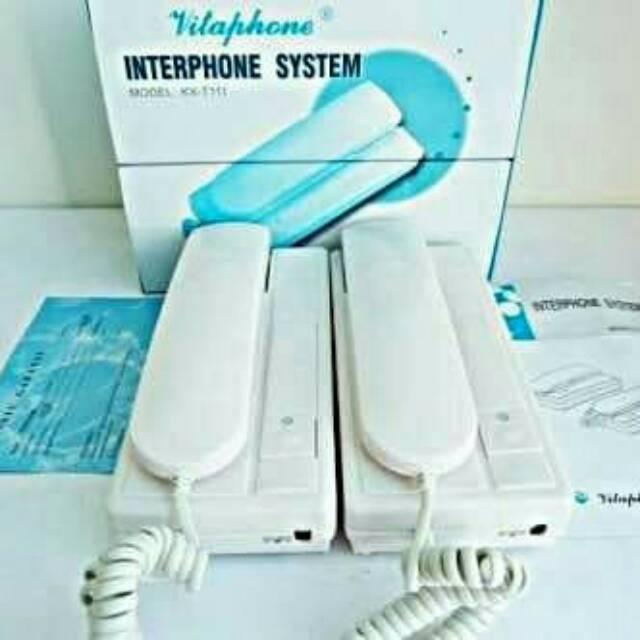 INTERCOM Kabel VITAPHONE KX-T111 ( 2 UNIT ) Harga 286,580 rupiah*Gratis Ongkir