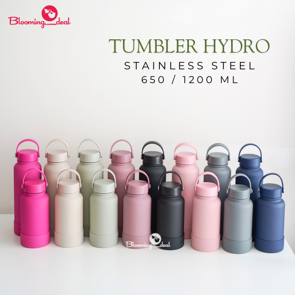 Premium Aesthetic Thermos Tumbler with Vacuum Insulated Hanger 650Ml/1200Ml (Bd958)