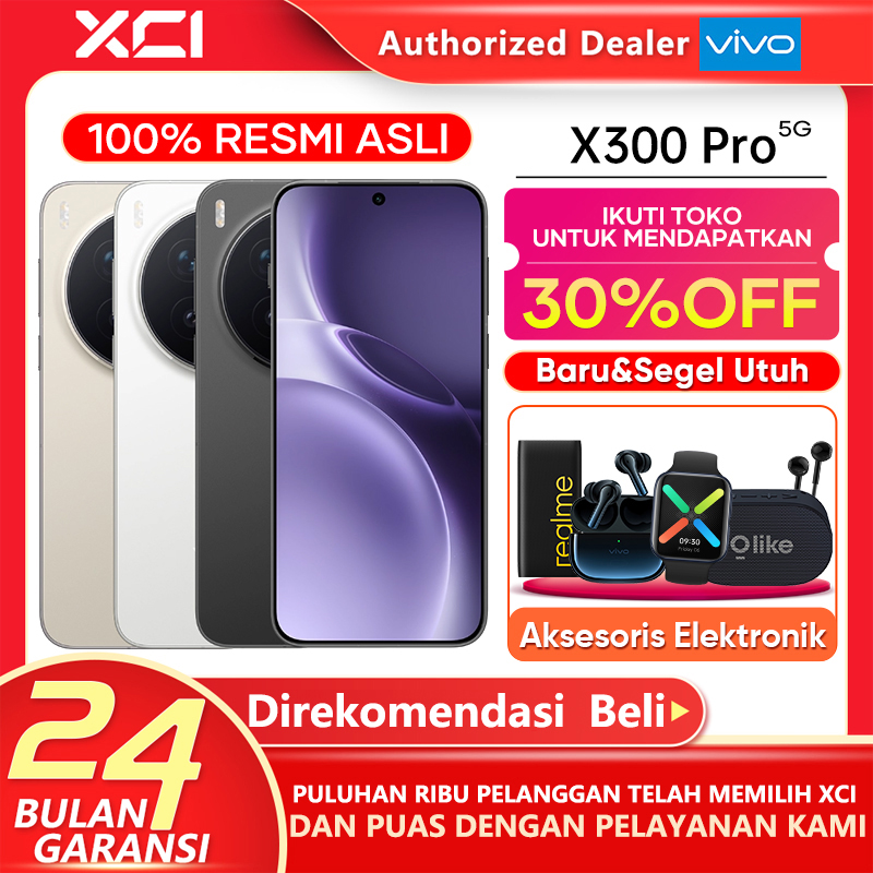 [New Launch] Vivo X300 Pro 5g (16/512) - 200Mp Zeiss Apo Telephoto Camera, Dual-View Stage Video Harga 14,999,000 rupiah*Gratis Ongkir