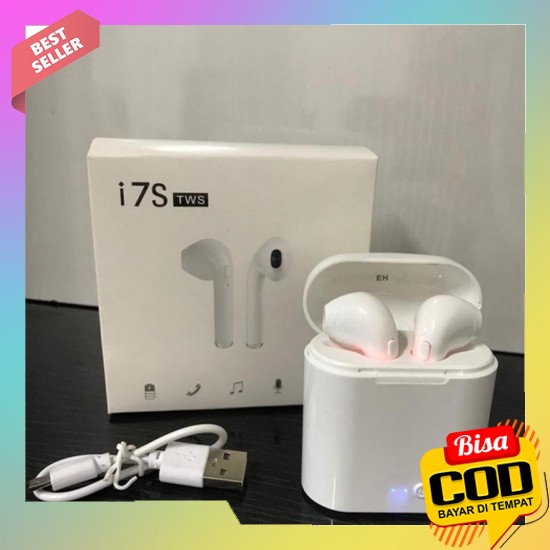 Cara ngecas airpods online i7s tws