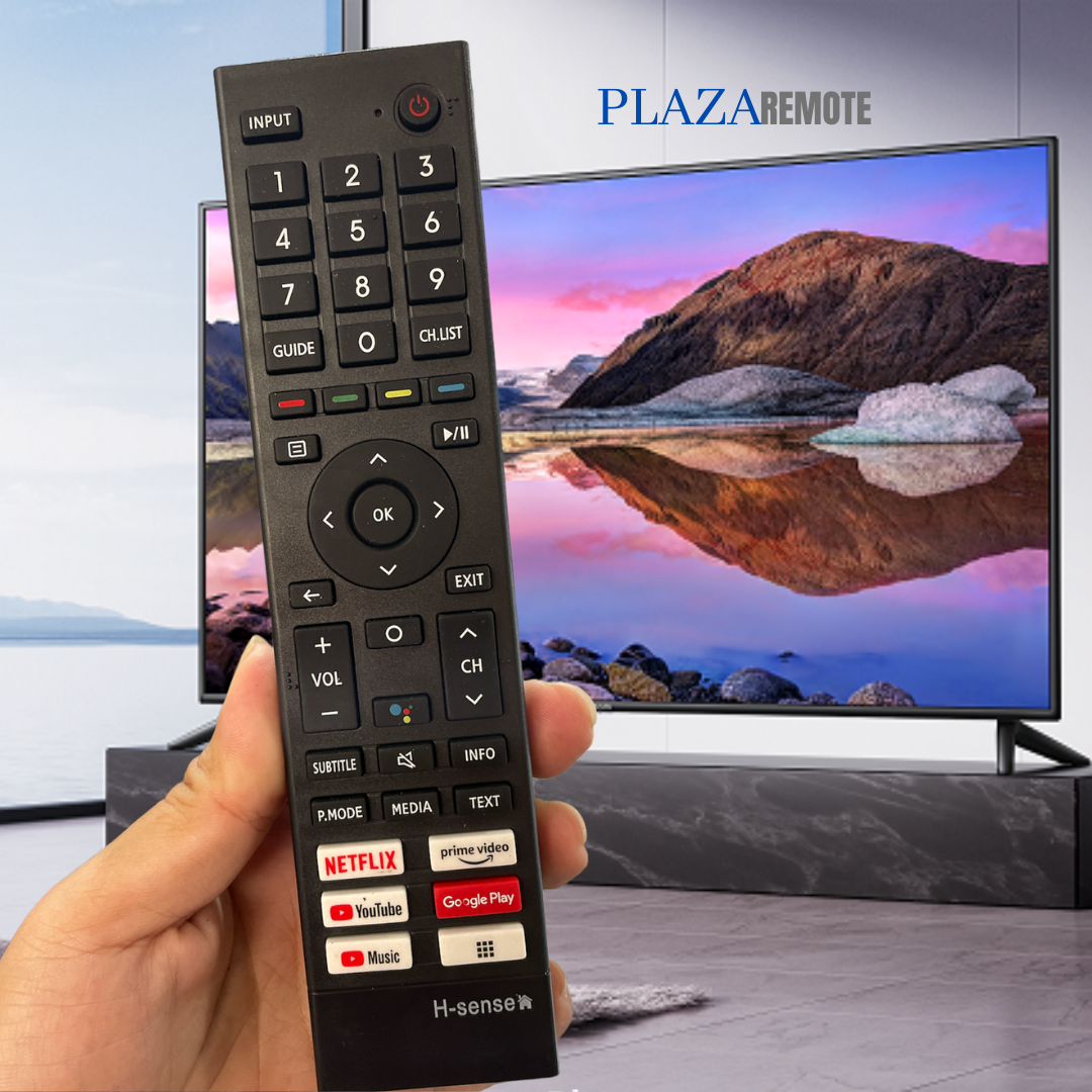 REMOTE HISENSE SMART TV H SENSE ANDROID 11 YOUTUBE DLL Harga 20,349 rupiah*Gratis Ongkir