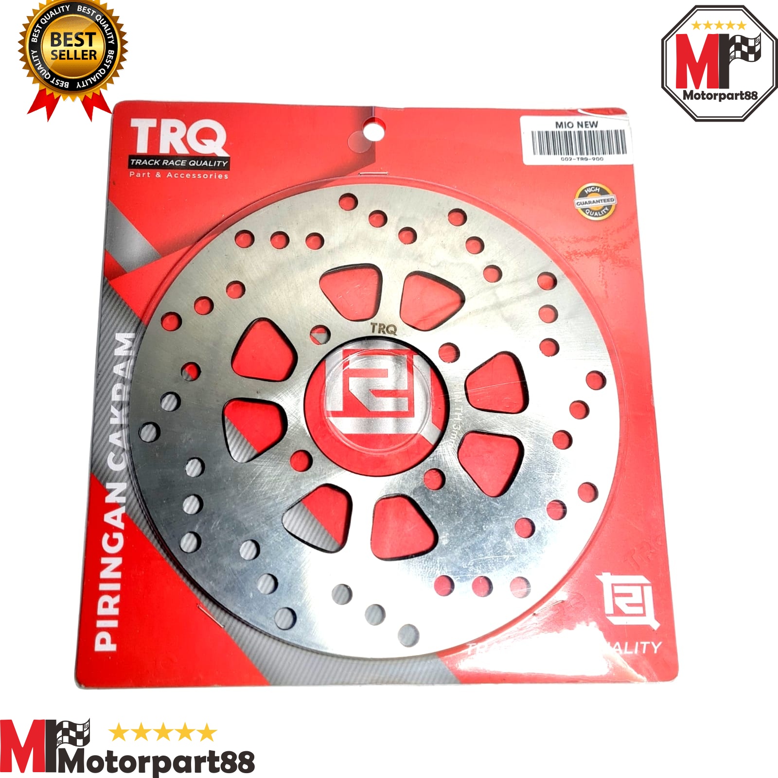 TRQ disk rotor disc front brake disc Mio sporty Mio smile Mio soul karbu Fino karbu 5TL TRQ Harga 57,350 rupiah*Gratis Ongkir