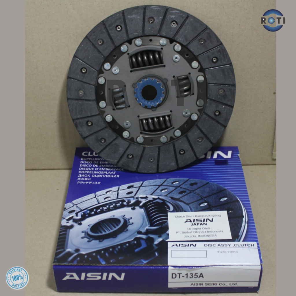 CLUTCH DISC PLAT KAMPAS KOPLING KIJANG GRAND AISIN DT-135A Harga 884,079 rupiah*Gratis Ongkir