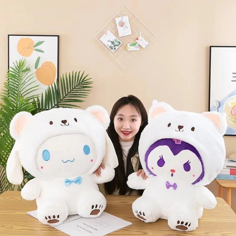 Boneka Sanrio Cinnamoroll Kuromi Ukuran XL 45 CM Bahan Premium Lucu