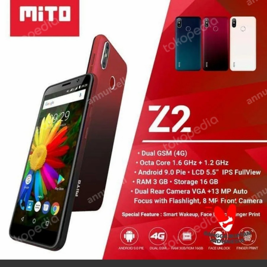 Promo Cuci gudang Hp Android smartphone mito z2 ram 3 4g Harga 750,000 rupiah*Gratis Ongkir