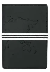 Hamlin Ardolph Dompet Kartu Pria Anti RFID Design Simple Many Slot Material Leather Kulit ORIGINAL - Black