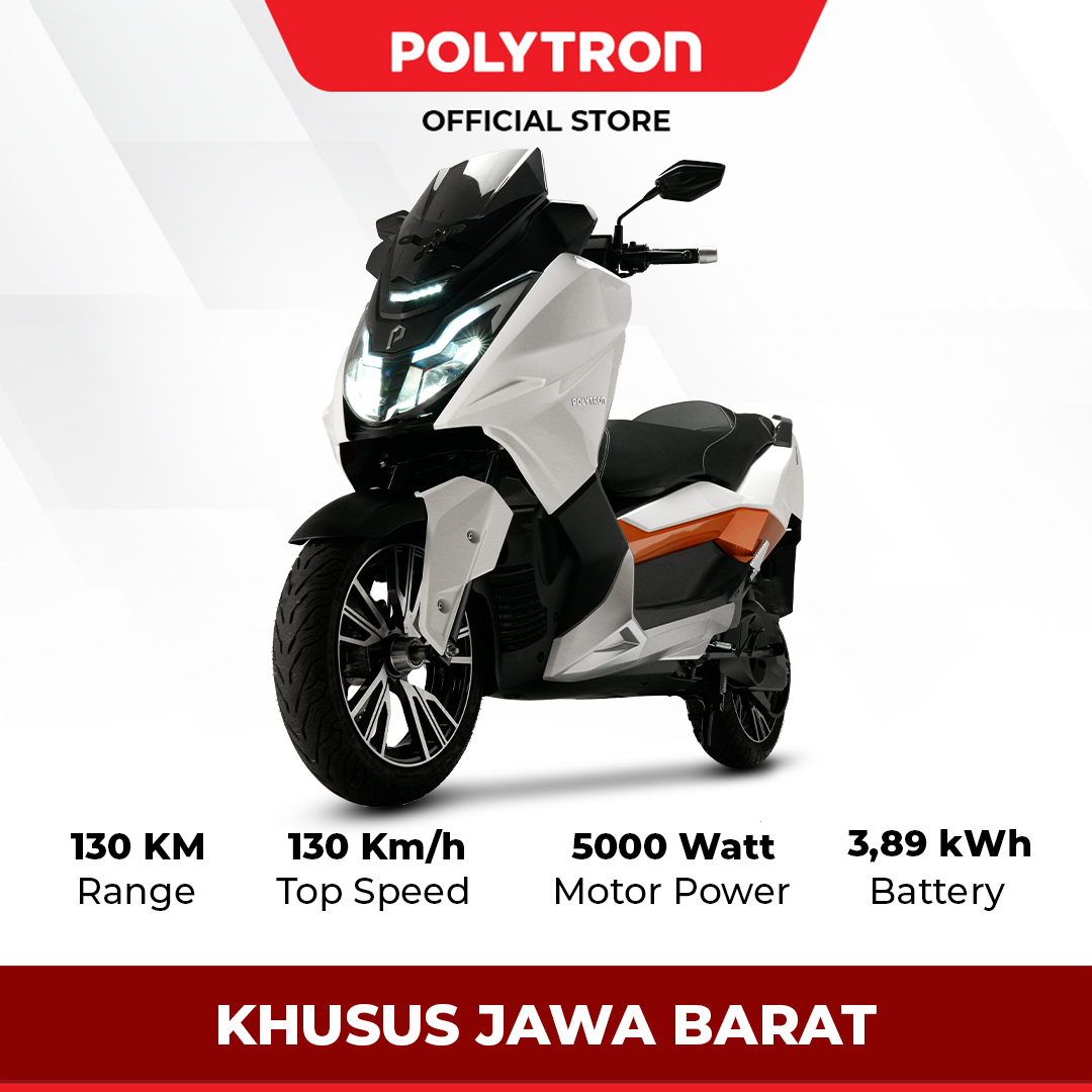 POLYTRON Fox 500 Sepeda Motor Listrik – OTR Jawa Barat Harga 39,300,000 rupiah*Gratis Ongkir