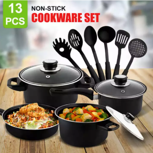 Cookware set isi 13 — panci