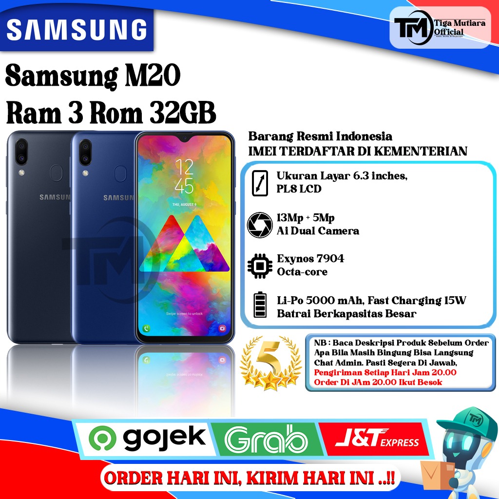 Samsung M20 Ram 3 Rom 32GB Giá 999,000 Đồng*Miễn phí vận chuyển