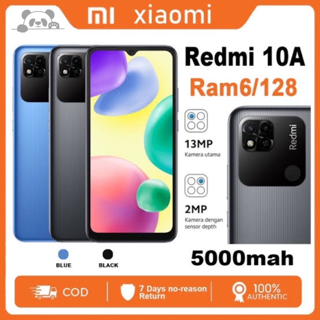 Xiaomi Redmi 10A 4/64GB Sea Blue/Charcoal Bla/Slate Grey GARANSI 1TAHUN Harga  799,000 Ringgit*Penghantaran Percuma