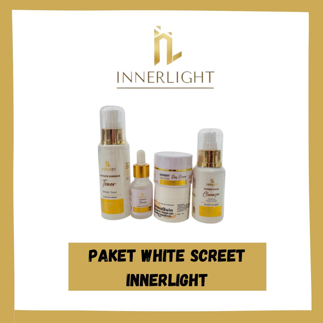 Paket white secret innerlight skincare original untuk flek hitam dan mencerahkan wajah