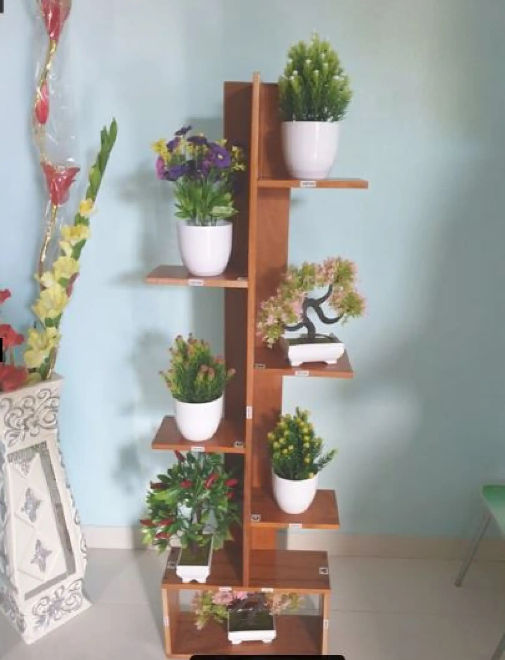 Rak Bunga Dari Kayu Ambalan Papan Lazada Indonesia