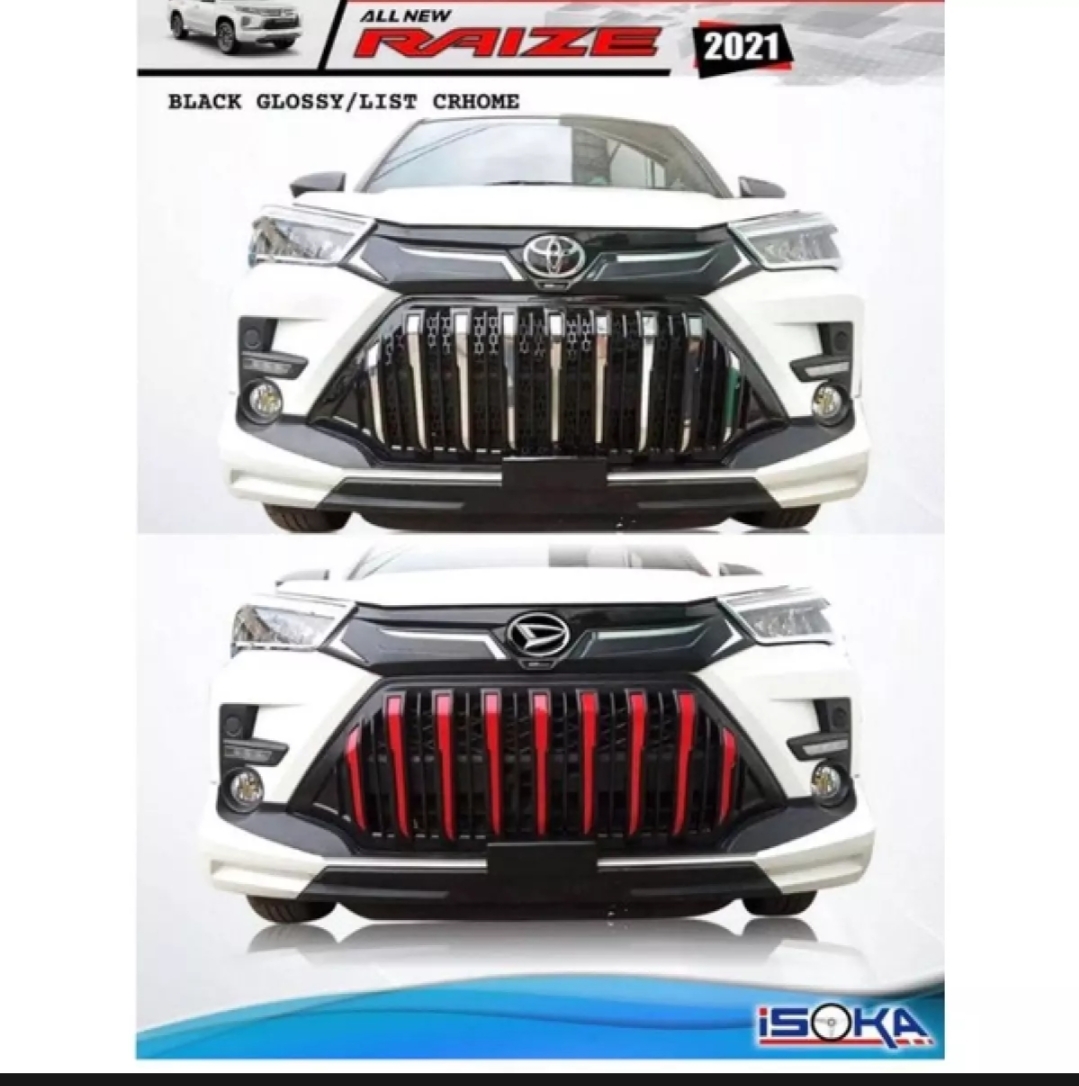 Grill Depan / Alphard Toyota Raize/ Prado Rocky Giá 1,074,176 Đồng*Miễn phí vận chuyển