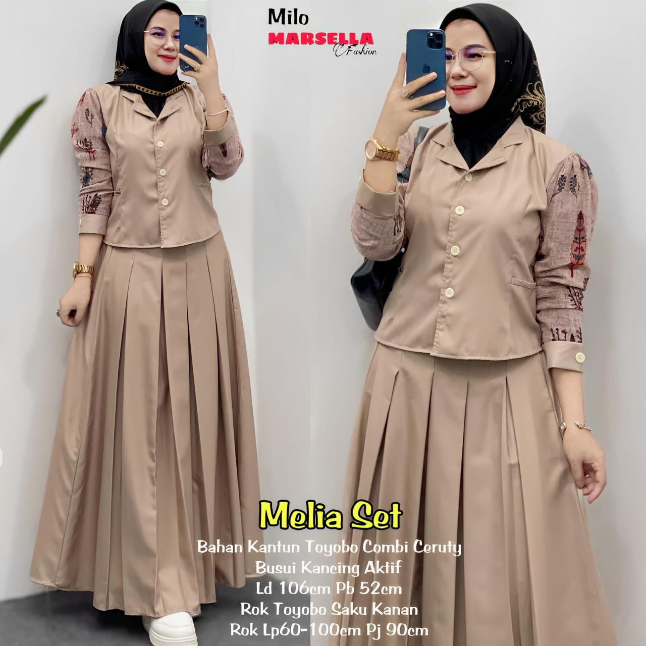 Setelan Rok Lengan Balon Jual Setelan Rok Lengan Balon Terbaru